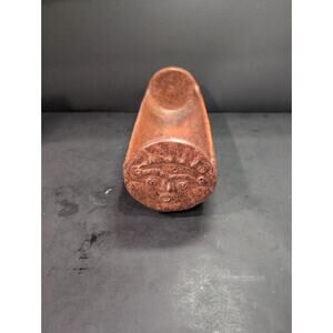 Indonesian Art Pottery Serving Platter Tray, Bohemian Southwest Sculpture, 12" L